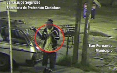 Con las c�maras de San Fernando, desbaratan hurto en la v�a p�blica