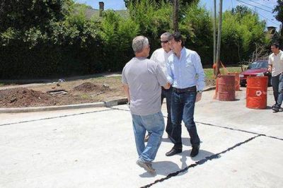 Posse supervis� las obras de la avenida Juan Segundo Fern�ndez