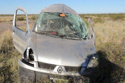 Vuelco en la Ruta del Desierto dej� un herido grave
