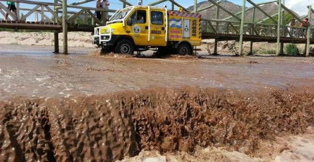 Fuerte temporal en Sanagasta