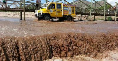 Fuerte temporal en Sanagasta