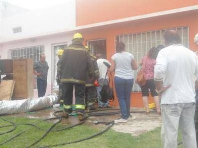 INCENDIO EN UNA VIVIENDA