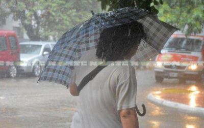 Las lluvias trajeron alivio, la temperatura descendi� 16 grados