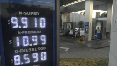 Los combustibles subieron en C�rdoba entre 5% y 10%
