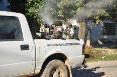 Contin�an los trabajos para detener al dengue