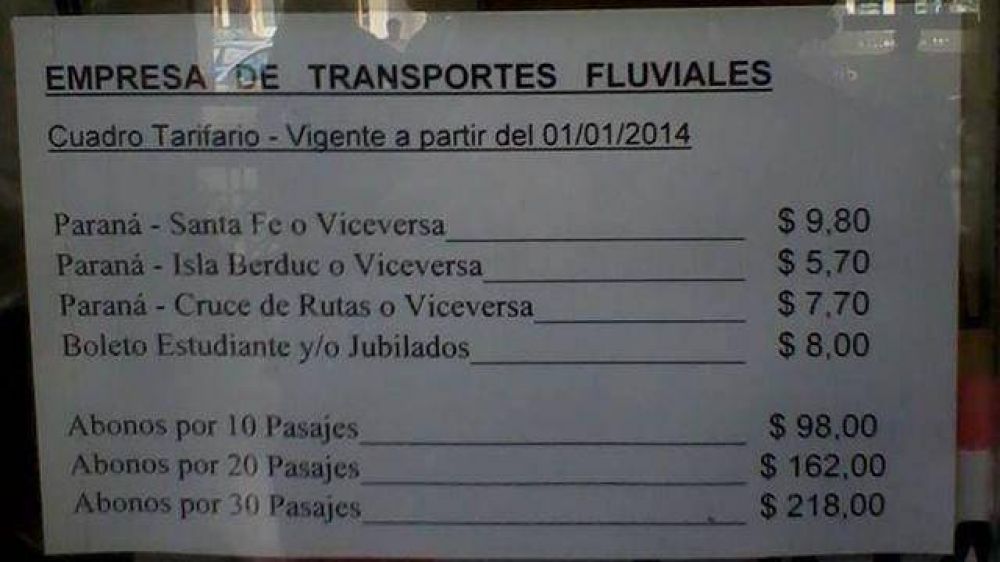 Organizan una asamblea para frenar los aumentos de Etacer y Fluviales	 