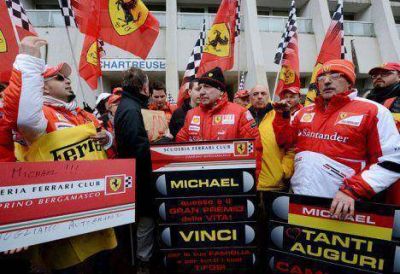Marcha silenciosa por Schumacher