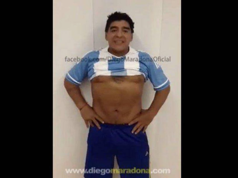 Maradona: "No hay photoshop, que la chup..."
