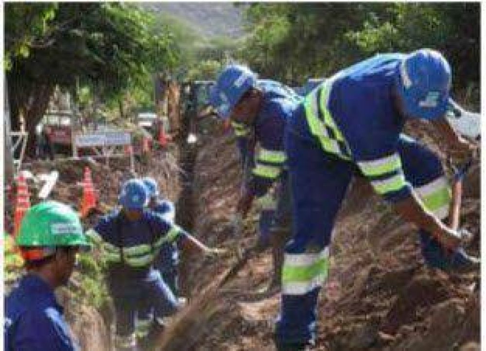  Aguas del Norte instal� m�s de 110 metros de nuevas ca�er�as de agua