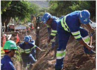  Aguas del Norte instal� m�s de 110 metros de nuevas ca�er�as de agua