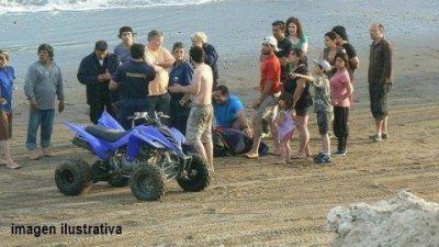 Necochea: accidente de cuatriciclo en zona de los m�danos