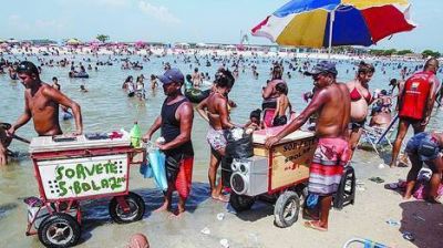 La t�rmica trepa a 50 grados en R�o
