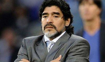 Maradona: "Si Benjam�n juega en Independiente, me la corto"