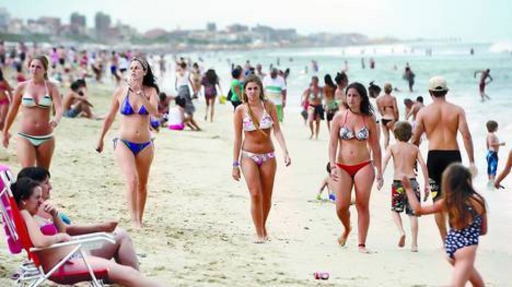Pinamar es la �nica ciudad repleta de la Costa, pero el clima a�n no ayuda