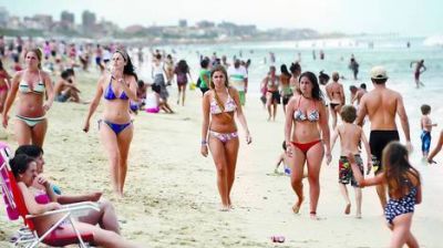 Pinamar es la �nica ciudad repleta de la Costa, pero el clima a�n no ayuda