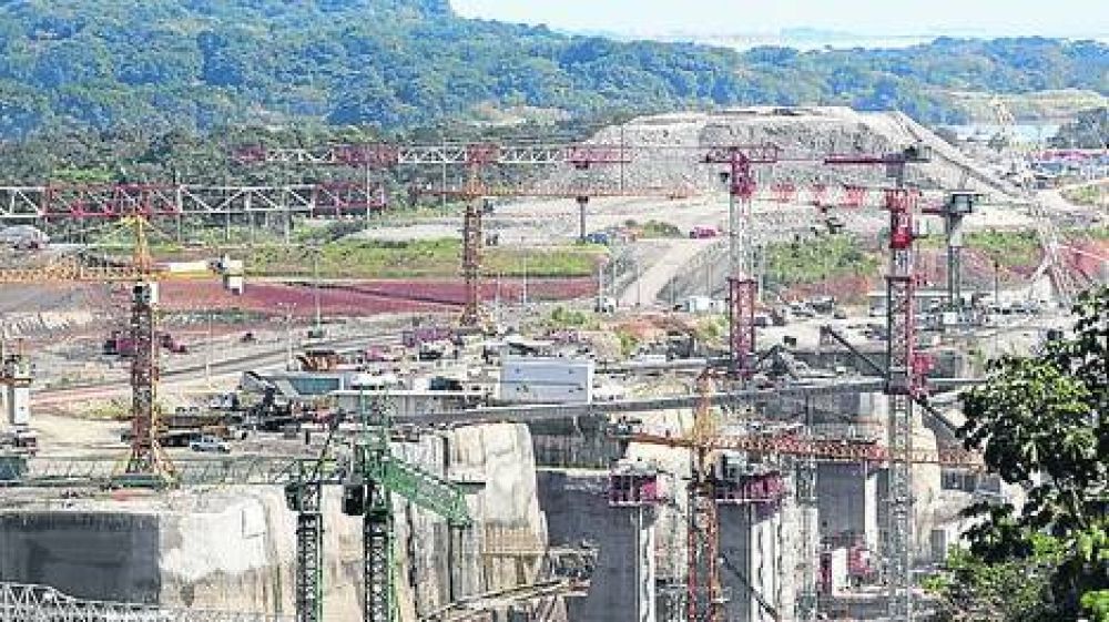 Las obras de ampliaci�n del Canal de Panam�, en peligro