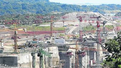 Las obras de ampliaci�n del Canal de Panam�, en peligro