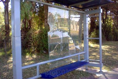 Preocupaci�n por el estado de un refugio de colectivos