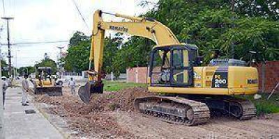 Se inici� la obra de pavimentaci�n de la calle Hertelendy
