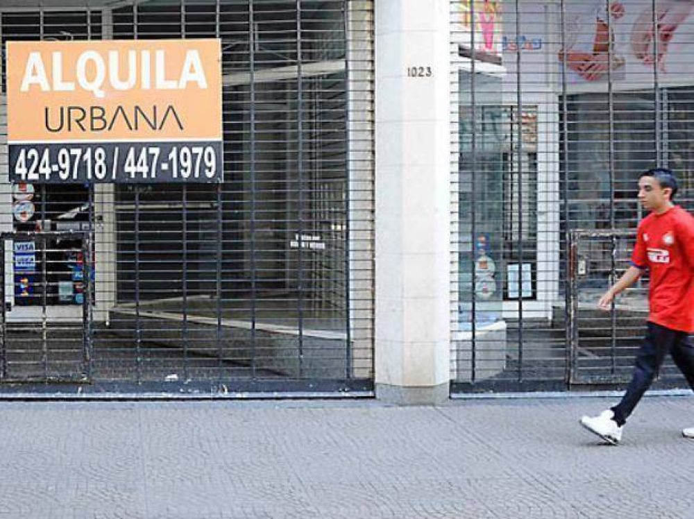 Advierten que cada vez hay m�s locales comerciales sin alquilar