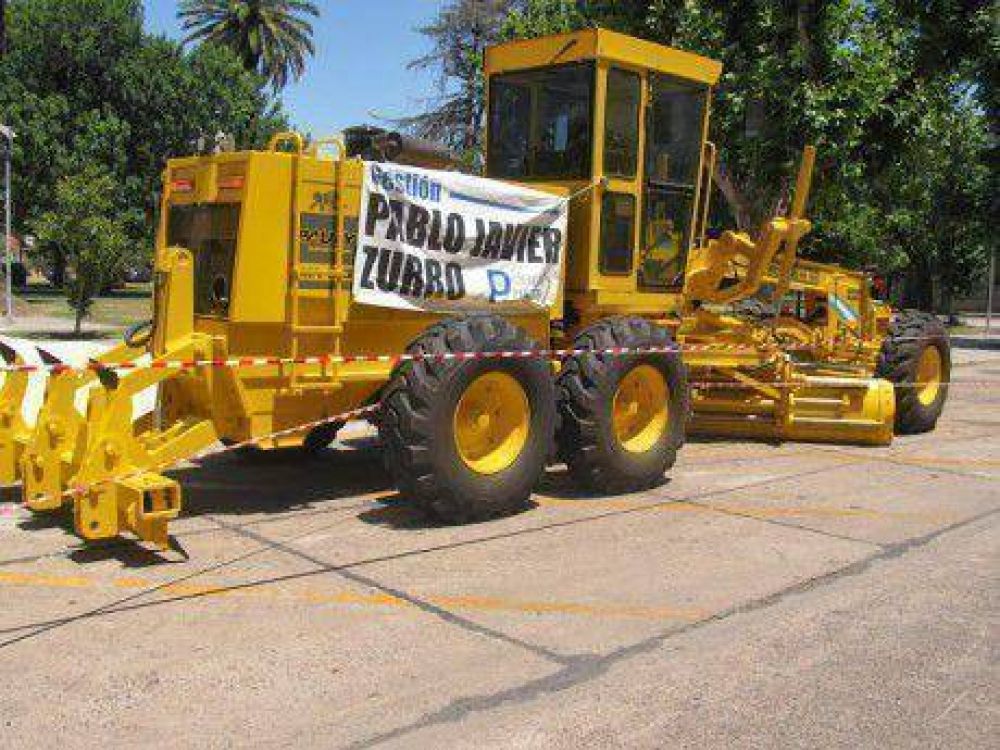 El municipio de Pehuaj� sigue sumando m�quinas al parque vial