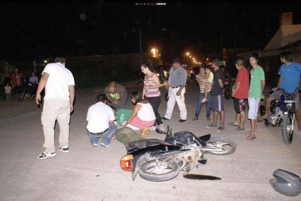 En feroz ataque, �motochorros� destrozaron la cara de una mujer