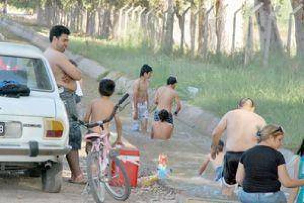 San Juan sumergida en d�as de intenso calor