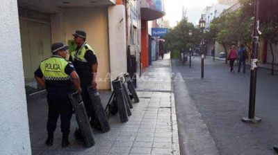 Blindan el microcentro para evitar que se instalen los vendedores ambulantes
