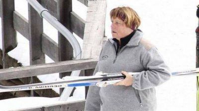 Como Schumacher, Merkel se accident� esquiando en Suiza