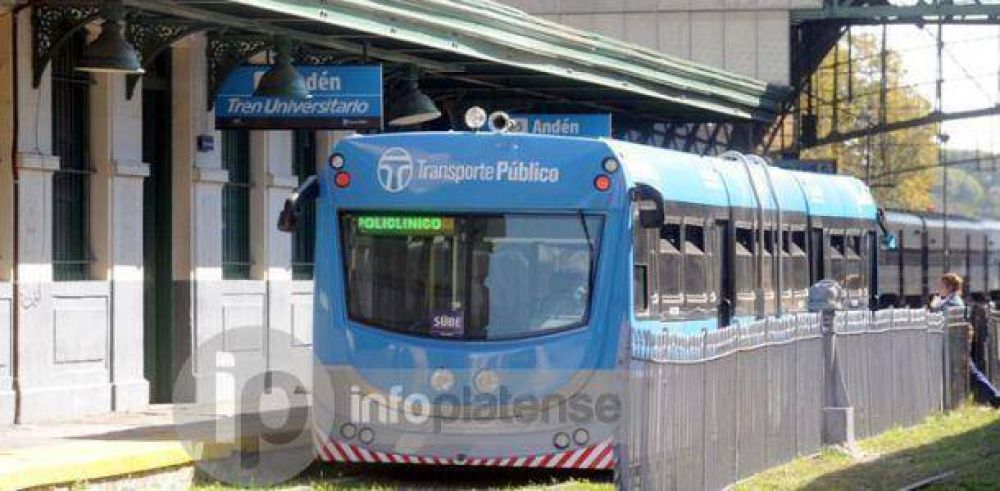 Operario del tren universitario result� herido