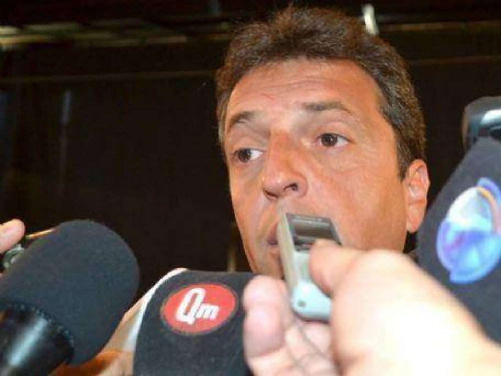 Sergio Massa visit� La Plata: �No creo que el aumento de salarios sea inflacionario�