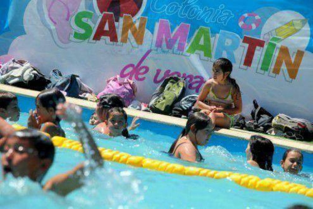 Comenz� la colonia de vacaciones 2014 en San Mart�n