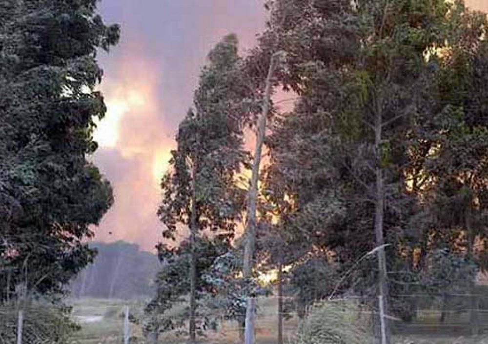 Claromec�: �El fuego est� controlado y esperamos lluvia�