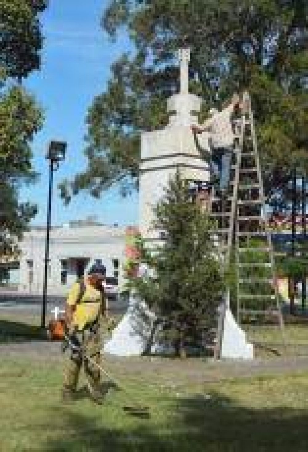 Trabajos en Plaza Carlos Gardel