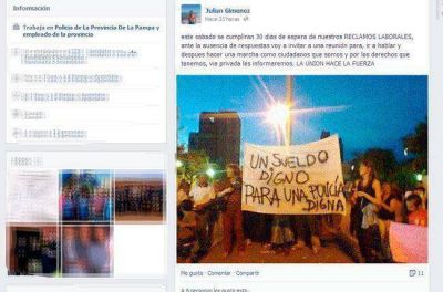 A un mes del mot�n, Polic�as de Santa Rosa podr�an volver a marchar