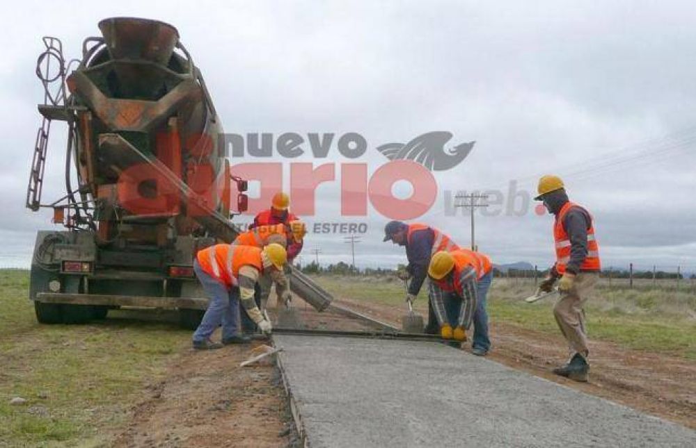 Construyen bicisenda sobre Ruta Nacional 9