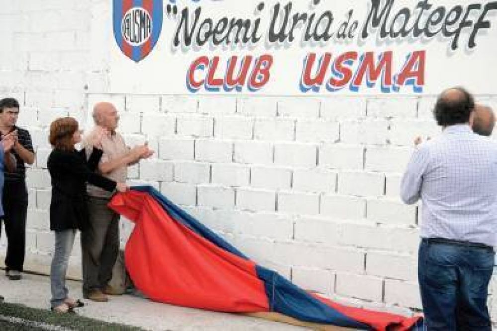 U.S.M.A. inaugur� su polideportivo �Noem� Uria de Mateeff�