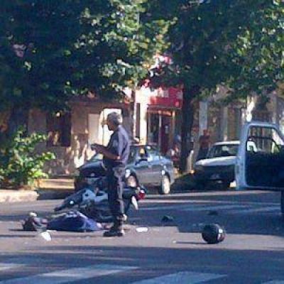 Primera muerte por accidente vial: motociclista embestido en 15 y 60