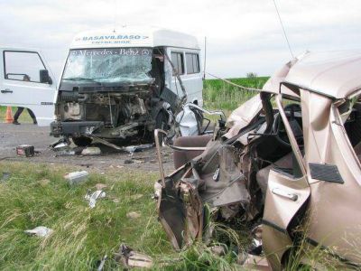 Dos accidentes por d�a en la Ruta 14 en lo que va del a�o