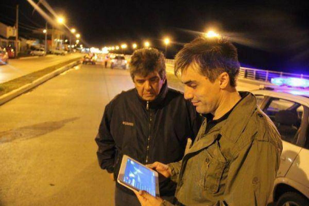 El municipio puso a prueba los nuevos dispositivos tecnol�gicos de control en la v�a p�blica