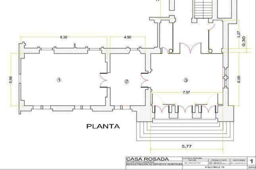 Cristina Kirchner invirti� $11 millones en 2013 para remodelar la Casa Rosada
