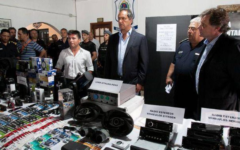Scioli asegur� que los delincuentes "han encontrado la costa blindada"
