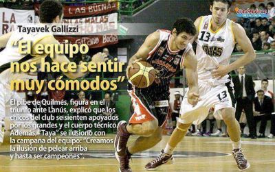 "El equipo nos hace sentir muy c�modos"