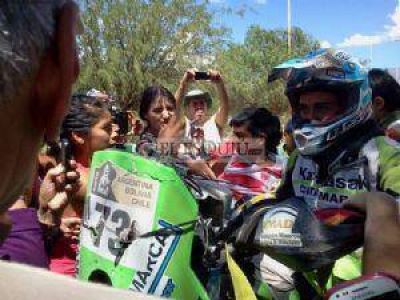 El Oeste provincial vibr� con el paso del Dakar y Demelchori