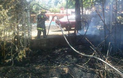 Incendio de dos quintas en el Lowo Che