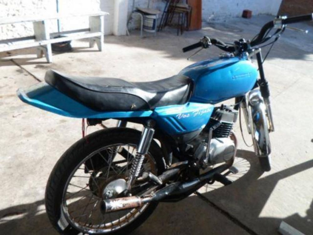 Moto incautada con pedido de secuestro