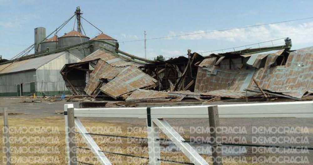 Fuerte temporal de viento y lluvia caus� destrozos y un lesionado en O�Higgins