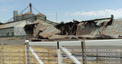 Fuerte temporal de viento y lluvia caus� destrozos y un lesionado en O�Higgins