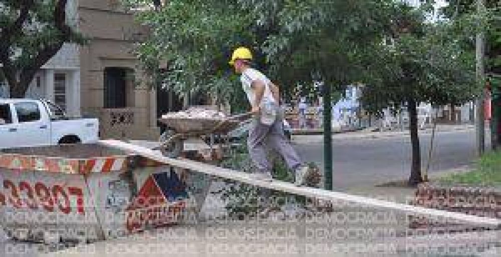 Concretan obras edilicias en el interior de la Escuela 3