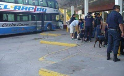 Necochea: secuestran coca�na y marihuana en la terminal de �mnibus